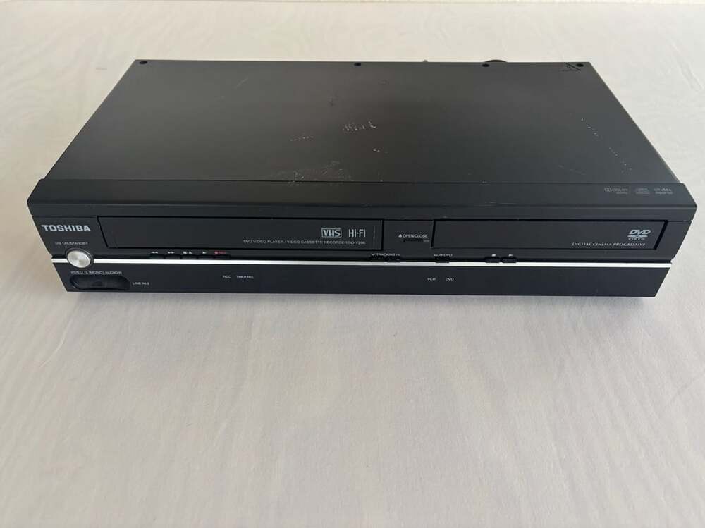 Toshiba SD-V296 DVD VCR Combo Player Recorder (Tested)